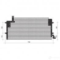 Радиатор кондиционера MAGNETI MARELLI BC44 9 Volkswagen Passat (B3-B4) 2 1988 – 1997 WH5KQO 350203449000