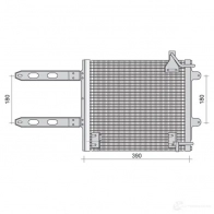 Радиатор кондиционера MAGNETI MARELLI 350203291000 BC2 91 1026533 MHEQM