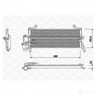 Радиатор кондиционера MAGNETI MARELLI 3502031 34000 BC134 1026425 350203134000