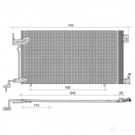 Радиатор кондиционера MAGNETI MARELLI Peugeot 306 1 (7A, 7C, N3, N5) Хэтчбек 1.9 D 75 л.с. 1998 – 2001 350203397000 B C397 LBYQKZC