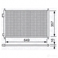 Радиатор кондиционера MAGNETI MARELLI MP3ZM 350203665000 Honda Civic 7 (EU, EP, EV) Хэтчбек 2.0 Type R 200 л.с. 2001 – 2005 BC6 65