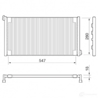 Радиатор кондиционера MAGNETI MARELLI BC152 350203152000 3 50203152000 1026443