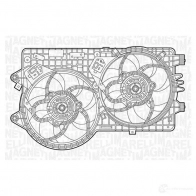 Радиатор охлаждения двигателя MAGNETI MARELLI 350213115700 Suzuki Wagon R Plus (MM) 2 Хэтчбек 1.0 xT Plus 101 л.с. 2000 – 2001 B M1157 LKVQZ