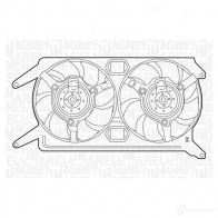 Радиатор охлаждения двигателя MAGNETI MARELLI 1026940 BM116 0 350213116009 1D5HT