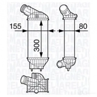 Радиатор охлаждения двигателя MAGNETI MARELLI 350213010000 BM010 3502130100 00 1026777