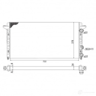 Радиатор охлаждения двигателя MAGNETI MARELLI 22OPX BMQ 502 350213502003 Volkswagen Passat (B3-B4) 2 1988 – 1997