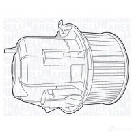 Радиатор охлаждения двигателя MAGNETI MARELLI L7KHF Opel Omega 350213281000 B M281