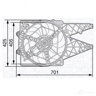 Радиатор охлаждения двигателя MAGNETI MARELLI 350213136700 FI7GU BM 1367 Suzuki Grand Vitara (FT, HT) 1 Кроссовер 2.7 4x4 (Tx92. JA 627) 184 л.с. 2003 – 2003