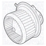 Радиатор охлаждения двигателя MAGNETI MARELLI HNVDUWM 753487210 BM 1356 350213135600