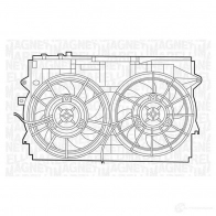 Радиатор охлаждения двигателя MAGNETI MARELLI 1027108 9M7BJ 350213133900 B M1339