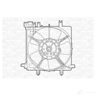 Радиатор охлаждения двигателя MAGNETI MARELLI B M1337 GAWTI 350213133700 1027106