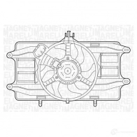 Радиатор охлаждения двигателя MAGNETI MARELLI BM 1114 QWWZ8Y 350213111400 1026897