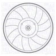 Радиатор охлаждения двигателя MAGNETI MARELLI 350213164000 BM 164 2PK2IDF 1027223