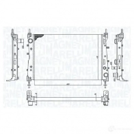 Радиатор охлаждения двигателя