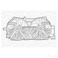 Радиатор охлаждения двигателя MAGNETI MARELLI 350213133200 1027101 5ELSO1 BM13 32