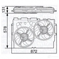 Радиатор охлаждения двигателя MAGNETI MARELLI 350213153000 BM15 3 JPDYPX Fiat Brava (182) 1 Хэтчбек 1.9 TD 100 S (182.BF) 100 л.с. 1996 – 2001