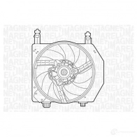 Радиатор охлаждения двигателя MAGNETI MARELLI BM1236 350213123600 1027007 350 21 312 360 0