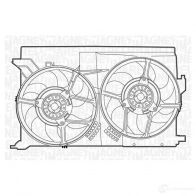 Радиатор охлаждения двигателя MAGNETI MARELLI 350213125800 350 21 312 580 0 350 21 382 000 0 Citroen C3 Pluriel