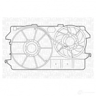 Радиатор охлаждения двигателя MAGNETI MARELLI 1027014 T0P9KX 350213124300 BM1 243