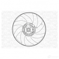 Радиатор охлаждения двигателя MAGNETI MARELLI BM13 31 1027100 G1M0A 350213133100