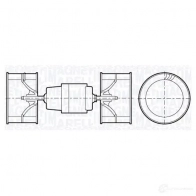 Радиатор охлаждения двигателя MAGNETI MARELLI 350 21 323 500 3 350 21 323 500 0 350213235000 Seat Ibiza