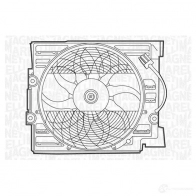 Вентилятор радиатора MAGNETI MARELLI HOTJ1C MTC36 6AX 1018401 069422366010