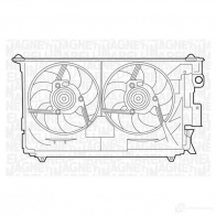 Вентилятор радиатора MAGNETI MARELLI Peugeot 306 1 (7E, N3, N5) Универсал MTC383 AX 3KILT 069422383010