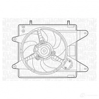 Вентилятор радиатора MAGNETI MARELLI 1018242 0 69422004010 69422004 069422004010