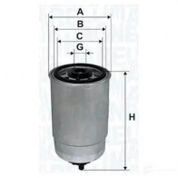 Топливный фильтр MAGNETI MARELLI 153071760112 4NI69DP 1019068 71 760112