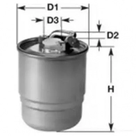 Топливный фильтр MAGNETI MARELLI Bmw 5 (E39) 4 Седан 2.5 525 d 163 л.с. 2000 – 2003 152071760688 6VB8M 71760 688