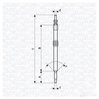 Свеча накала MAGNETI MARELLI 062900133304 L ONIT Volkswagen LT (2DA ,2DD, 2DH) 2 Фургон 2.8 TDI 125 л.с. 1997 – 2002