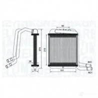 Радиатор печки, теплообменник MAGNETI MARELLI 350218458000 GTQM J 1438035138