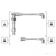 Высоковольтные провода зажигания MAGNETI MARELLI MS Q0123 941319170123 Opel Vectra (B) 2 Седан 2.0 i 16V (F19) 136 л.с. 1995 – 2000 1CW4XH