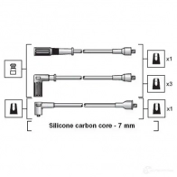 Высоковольтные провода зажигания MAGNETI MARELLI Fiat Tempra (159) 2 Седан 1.4 i.e. (159.AC. 159.Ax) 69 л.с. 1990 – 1996 MS K1120 941318111120 LMFNF