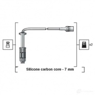 Высоковольтные провода зажигания MAGNETI MARELLI Mercedes Sprinter 941318111156 Q3GY AP