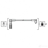 Высоковольтные провода зажигания MAGNETI MARELLI M SK1148 Fiat Tempra (159) 2 Седан 1.6 i.e. (159.AJ) 87 л.с. 1994 – 1996 941318111148 A15U8