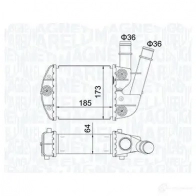 Интеркулер MAGNETI MARELLI 1438035119 351319204620 5536 LJ