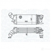 Интеркулер MAGNETI MARELLI 1438035129 O0 U1O 351319204690