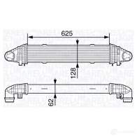 Интеркулер MAGNETI MARELLI Mercedes SLK (R172) 3 2011 – 2020 3513192033 40 MST334 351319203340