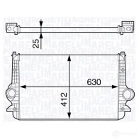 Интеркулер MAGNETI MARELLI 1029347 351319202780 MST278 351319202 780