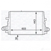 Интеркулер MAGNETI MARELLI 3 51319202100 1029257 MST210 351319202100