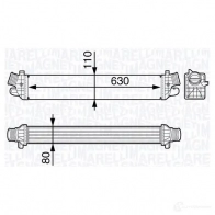 Интеркулер MAGNETI MARELLI 1029366 351319202970 MST297 35 1319202970