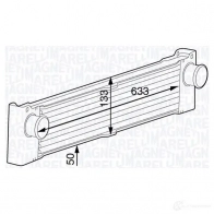 Интеркулер MAGNETI MARELLI 1029297 MST238 3 51319202380 351319202380