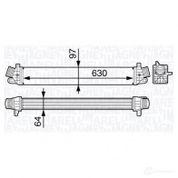 Интеркулер MAGNETI MARELLI 351319202980 3 51319202980 MST298 1029367