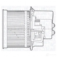 Моторчик вентилятора печки MAGNETI MARELLI 1018201 MTE654A X 069412654010 CF5OD