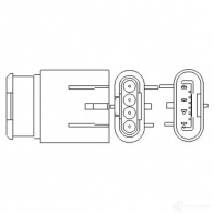 Лямбда зонд, кислородный датчик MAGNETI MARELLI 466016355154 FQ ORY Ford KA 2 (CCU, RU8) Хэтчбек 1.2 69 л.с. 2008 – 2025