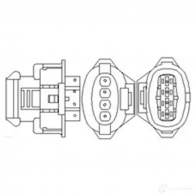 Лямбда зонд, кислородный датчик MAGNETI MARELLI Opel Vectra (C) 3 2002 – 2008 466016355138 OSM 138 JECL6