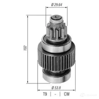 Бендикс стартера MAGNETI MARELLI 940113020313 AJLEFM2 AM B0313 1193811955