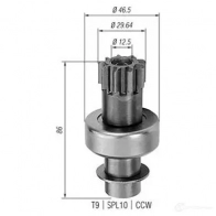 Бендикс стартера MAGNETI MARELLI 940113020093 1319059635 AMB0 093 FCXCTL8