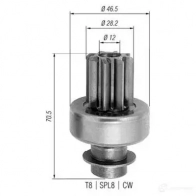 Бендикс стартера MAGNETI MARELLI O5XZGBH 724022278 AMB0 276 940113020276